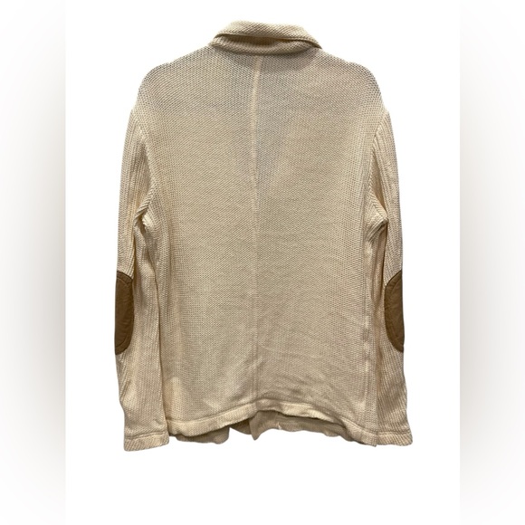 J press York st Shawl Collar Cardigan Sweater Casual Cable Knitted Button Down M - Picture 3 of 9